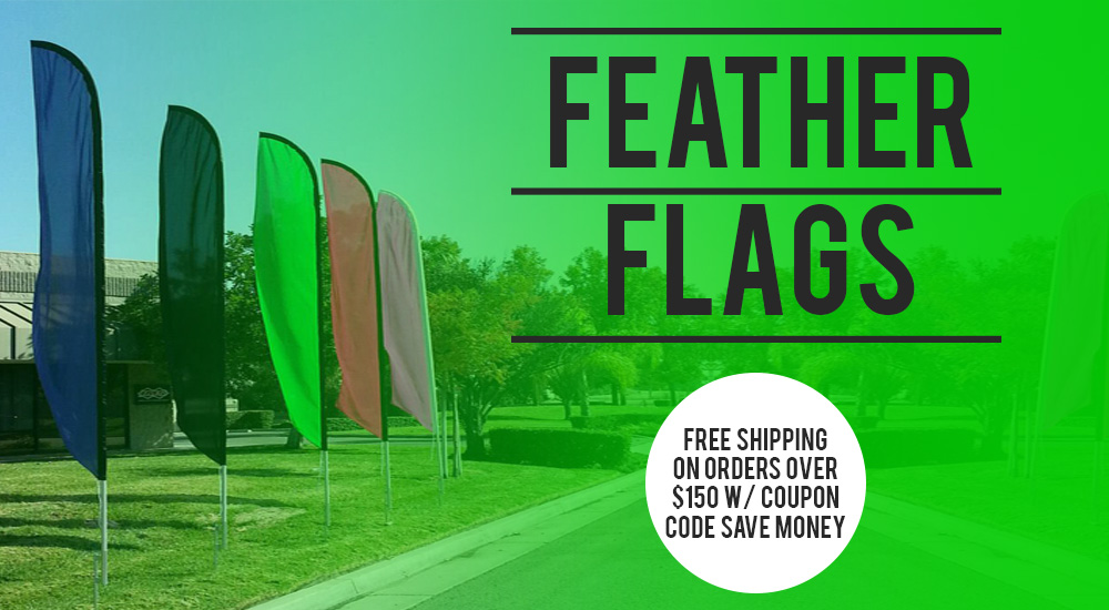 feather flags free shipping over $150