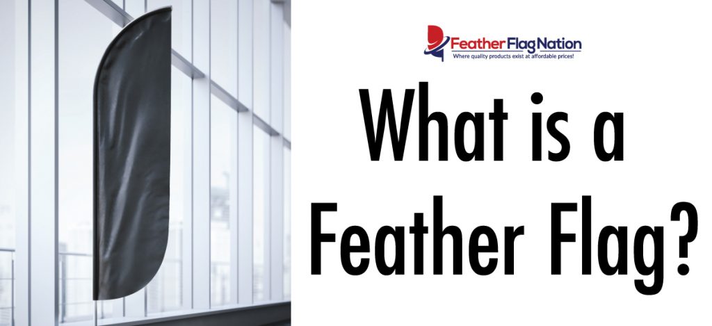what is a feather flag