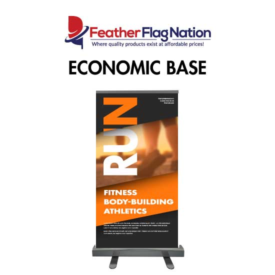 Economic Base Retractable Banner for Gyms