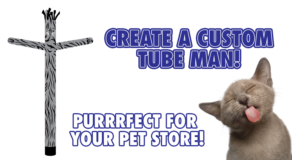 create a custom tube man