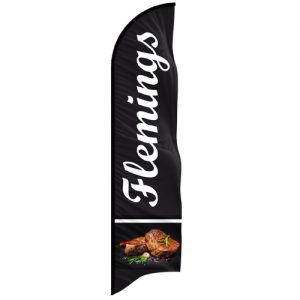 Pasta Restaurant Italian Food Advertising Feather Banner Swooper Flag Sign... 