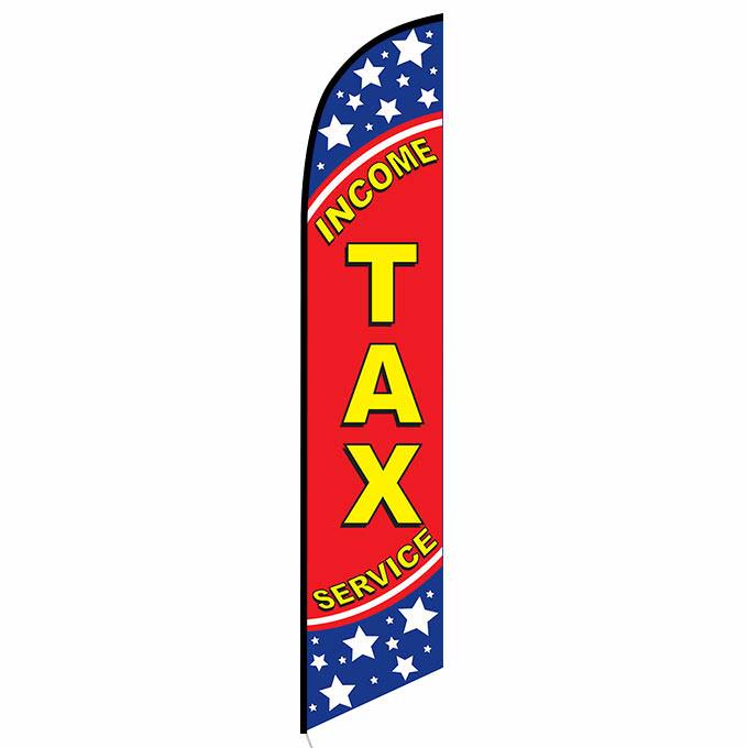 Income-Tax-Service-feather-flag-patriotic-FFN-5462-front-1