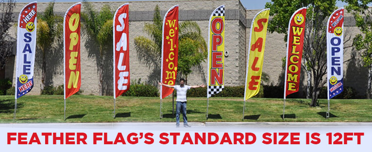Windless Swooper Flag 2.5x11.5 ft Feather Banner Sign yb LIVE BAIT 