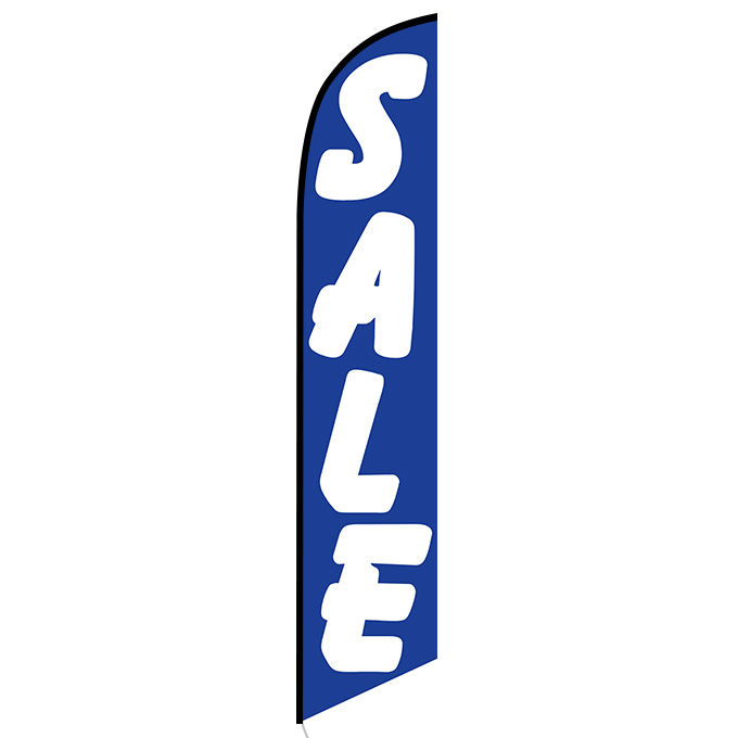 Sale (blue and white) Feather Flag